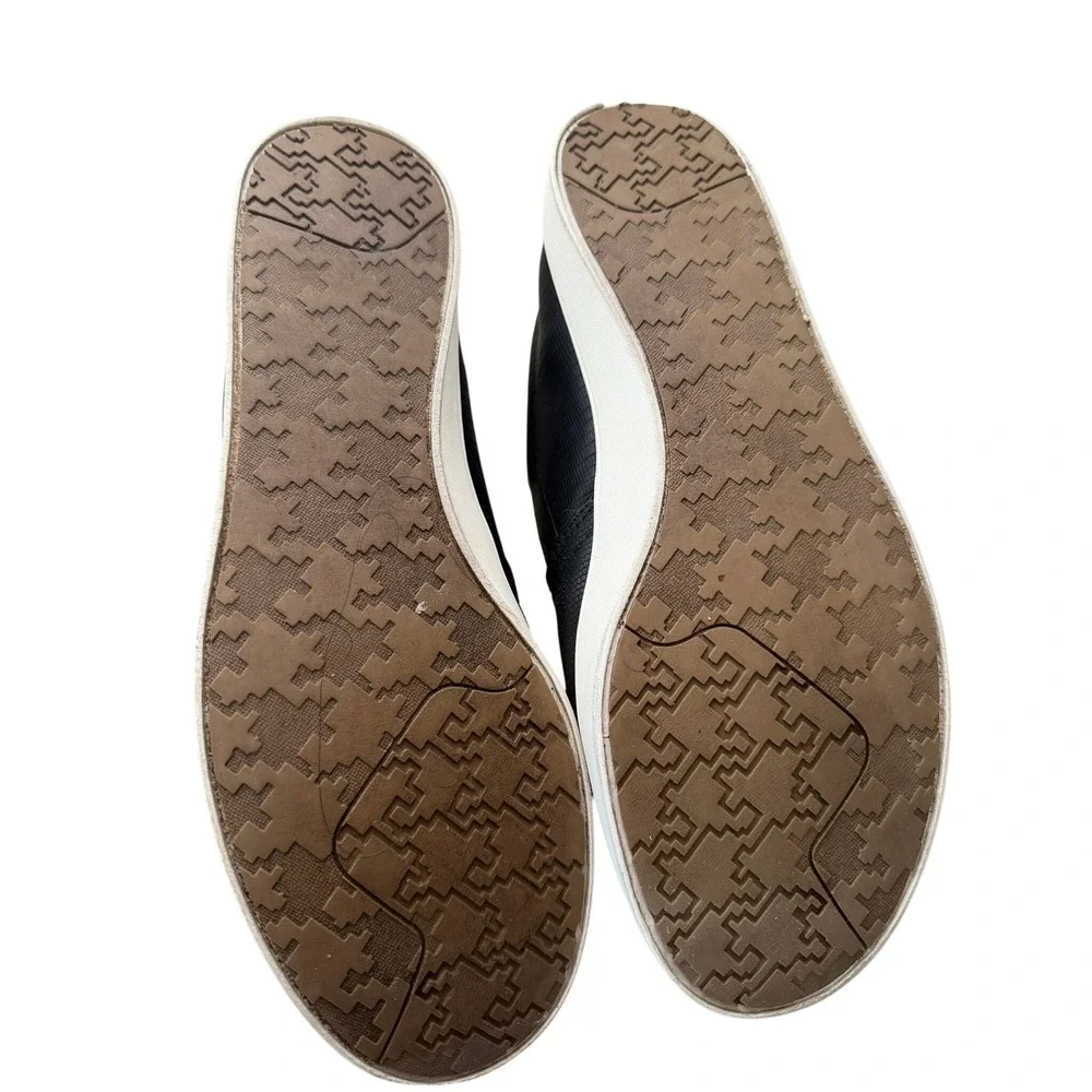 Dr.‎ Scholls Womens Black Snakeskin Embossed Memory Foam Slip On Sneakers 9.5M